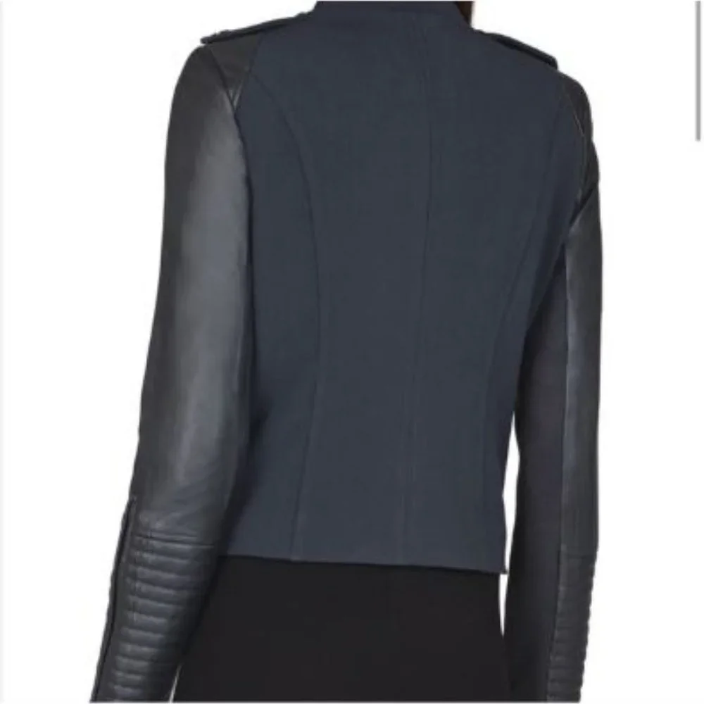 BCBGMAXAZRIA Fern Ava Moto Jacket | XS - Picture 14 of 15